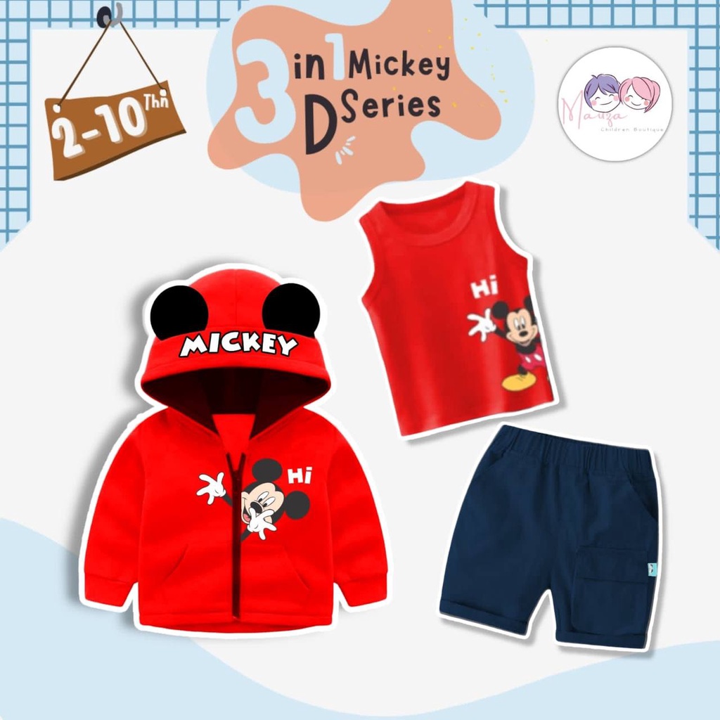 3D 3in1 Mickey Series Mauza