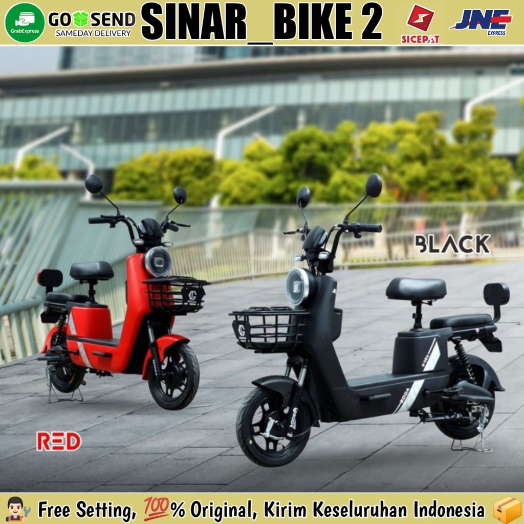 Sepeda Listrik Goda 147 Tiger 48V 12Ah Disein Terbaru 500 Watt