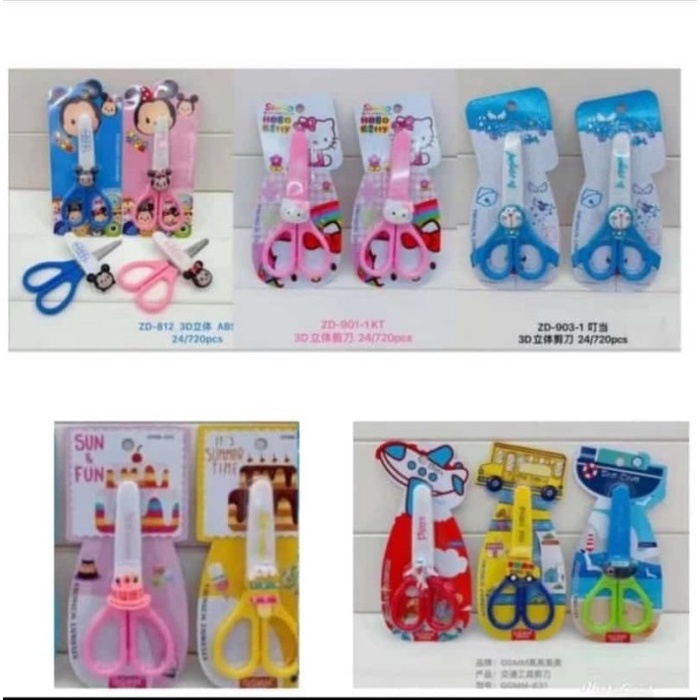 

Unik Gunting Kertas Hello Kitty Doraemon Tsum-Tsum Sale!!!