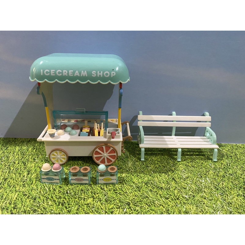 sylvanian ice cream cart dan kabaya