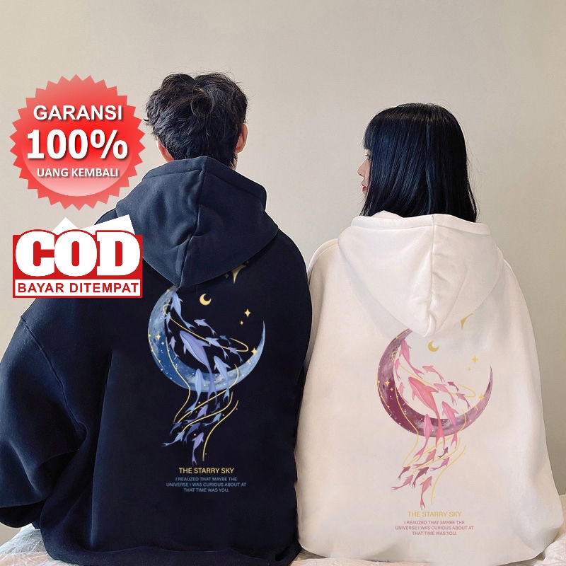 Promo Cod Hoodie Couple Pria Wanita Wear Sweatshirt Loose Oversize Trendy Jacket Hoodie Korean Style