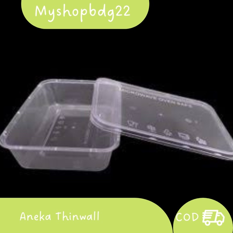 Thinwall Plastik / Cup Makanan / Box Makanan / Box Catering / Dus Catering