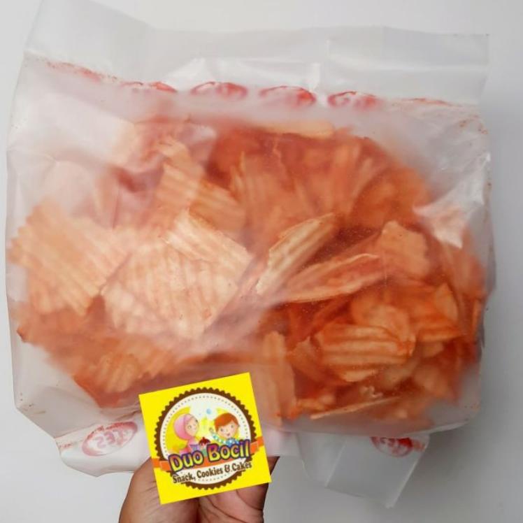

Super Untung--Keripik Singkong TES Spesial CHUBA 500 Gram - Duo Bocil Snack