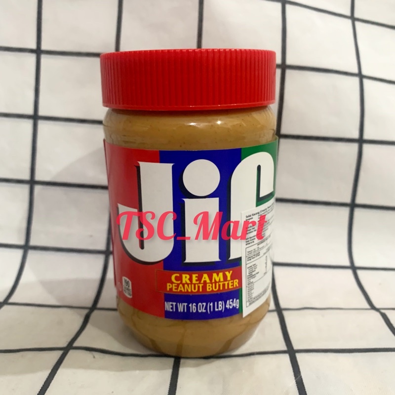 

Jif Creamy Peanut Butter 454 gr / Jif / Creamy / Peanut / Butter / selai / kacang / peanut / butter