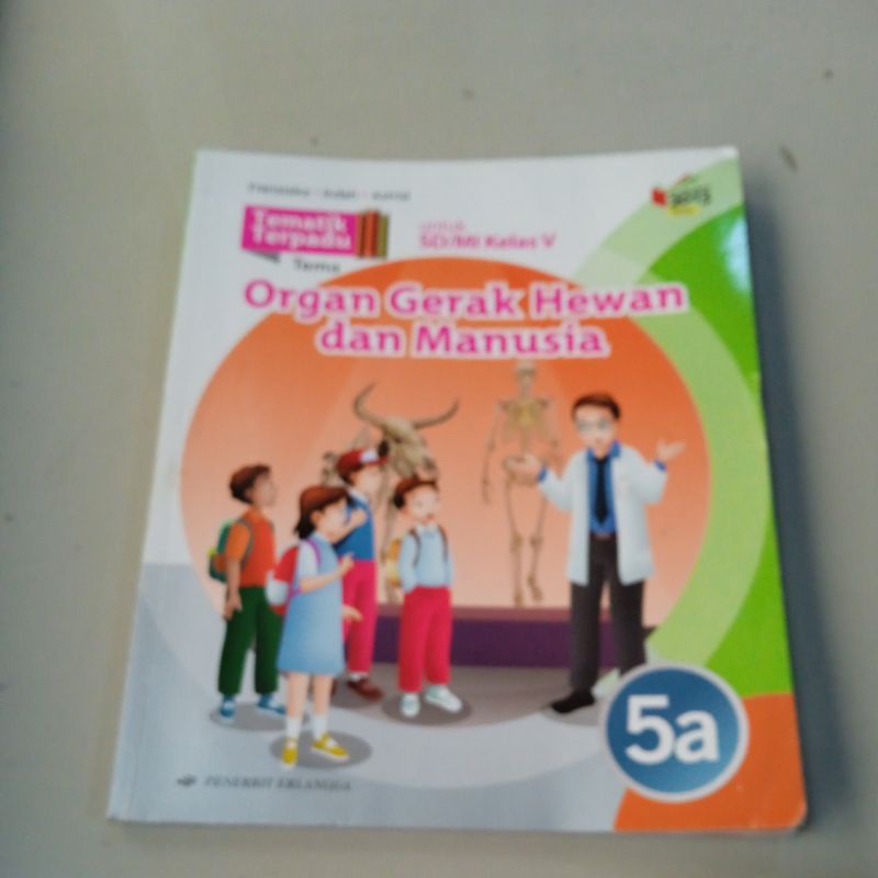Tematik SD kelas 5a Erlangga.