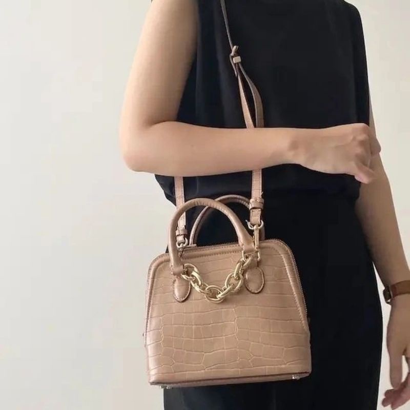 ZRA MINI CITY BAG WITH CHAIN STRAP INCLUDE PAPERBAG