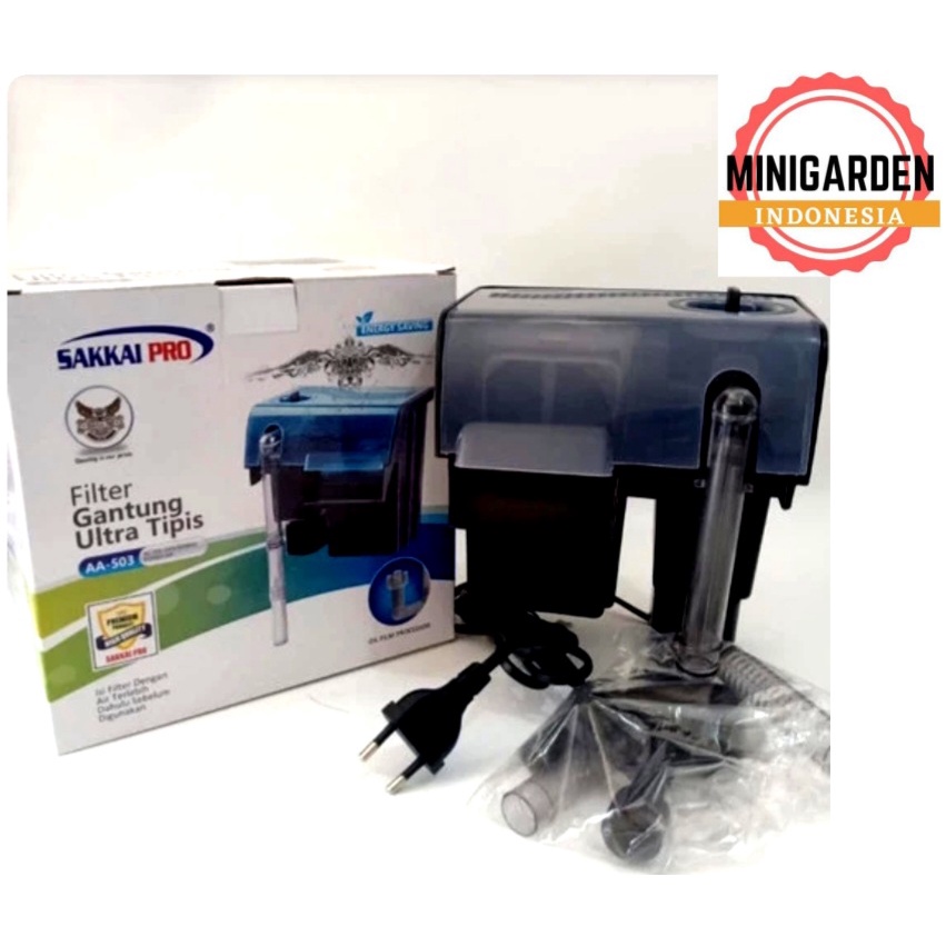 SAKKAI PRO AA-503 FILTER GANTUNG ULTRA TIPIS HANGING FILTER AQUARIUM