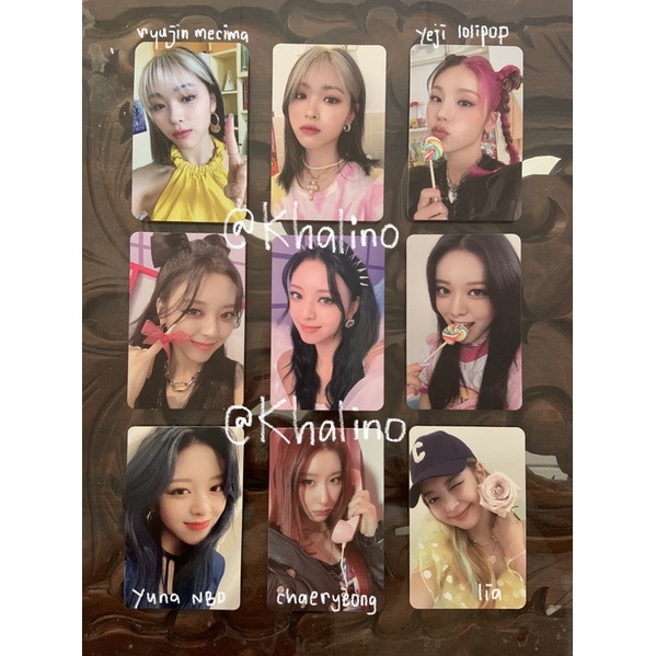 WTS ITZY yuna pita, yuna princess/mecima, yeji lolipop, ryujin, chaeryeong, lia