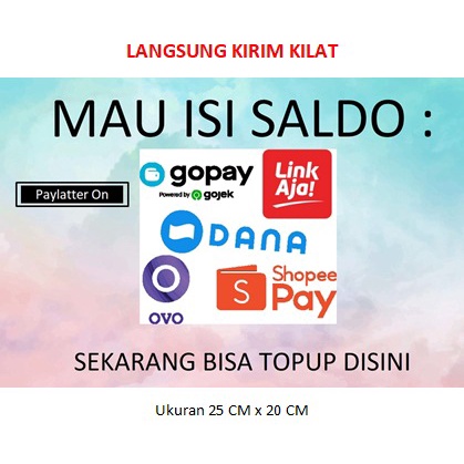 

Isi Saldo (Poster)
