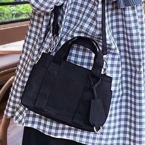 Creta Tas Selempang Kanvas Polos Sling bag unisex Remaja Cute