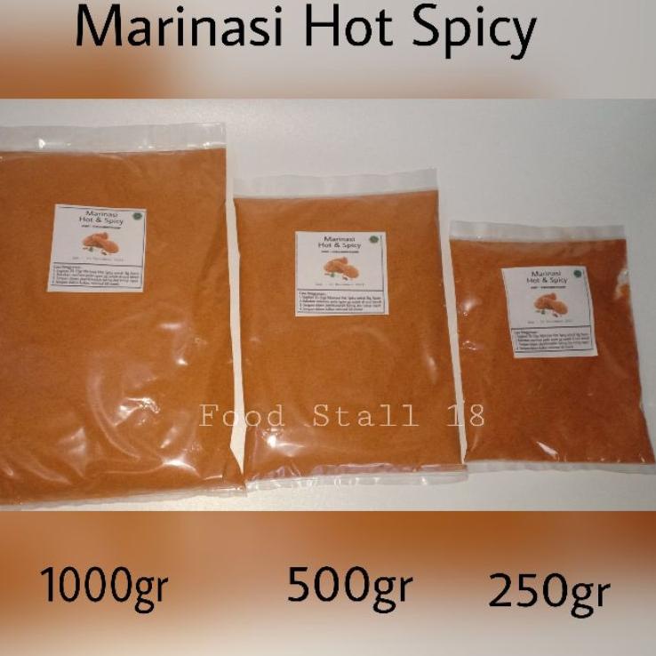 

code6n1Mb--Marinasi Hot Spicy Fried Chicken 1Kg - Tepung Marinade Rendaman Daging Ayam Goreng Pedas 1 Kg