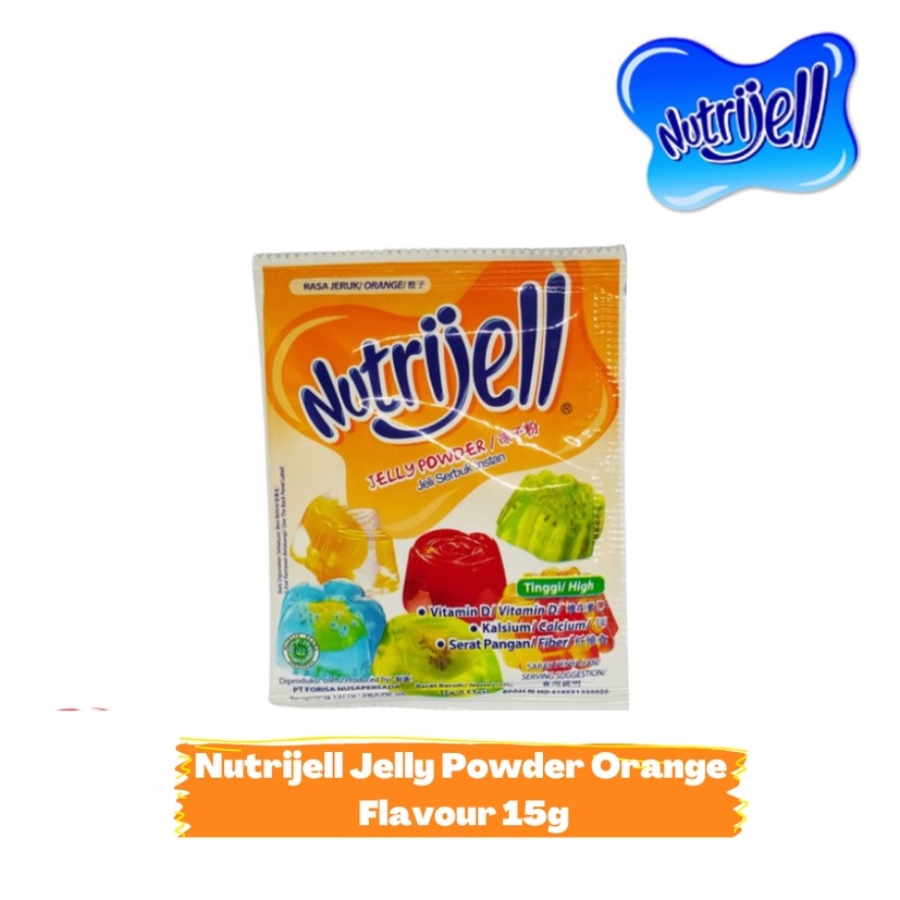 

NUTRIJELL JERUK/ ORANGE FLAVOUR JELLY POWDER 15g