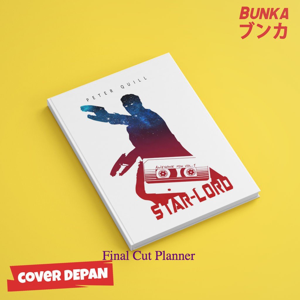 

Notebook Marvel Character Star Lord Hardcover A5 Buku Tulis Catatan Note Agenda Planner Jurnal .