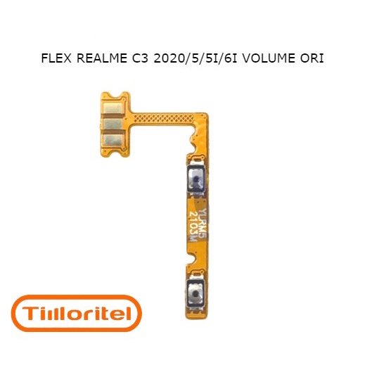FLEX REALME C3 2020/5/5I/6I VOLUME ORI
