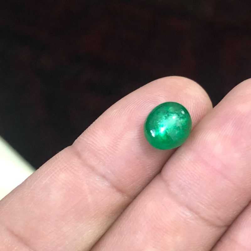 rare item natural [EMERALD BERYL CAT EYE MINOR OIL 3.13CT TOP LUSTER] zamrud cat eye pakistan untuk 