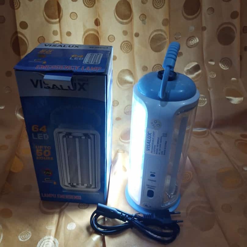 Lampu emergency VS-9864LA Merk visalux Lampu senter Batam