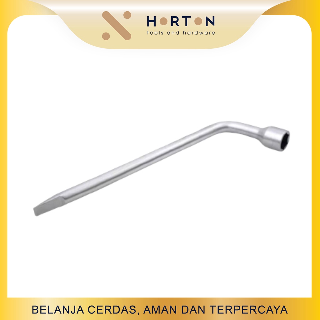 TEKIRO Kunci Roda L 19 mm + Congkelan Ban Mobil Motor