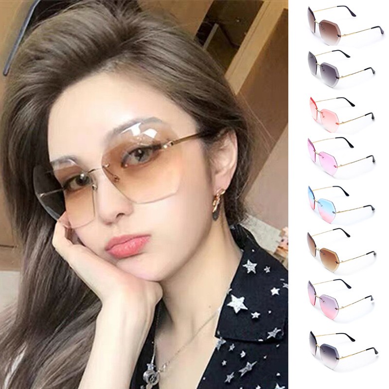 Kacamata Fashion Wanita Korean Kaca Transparant GF43