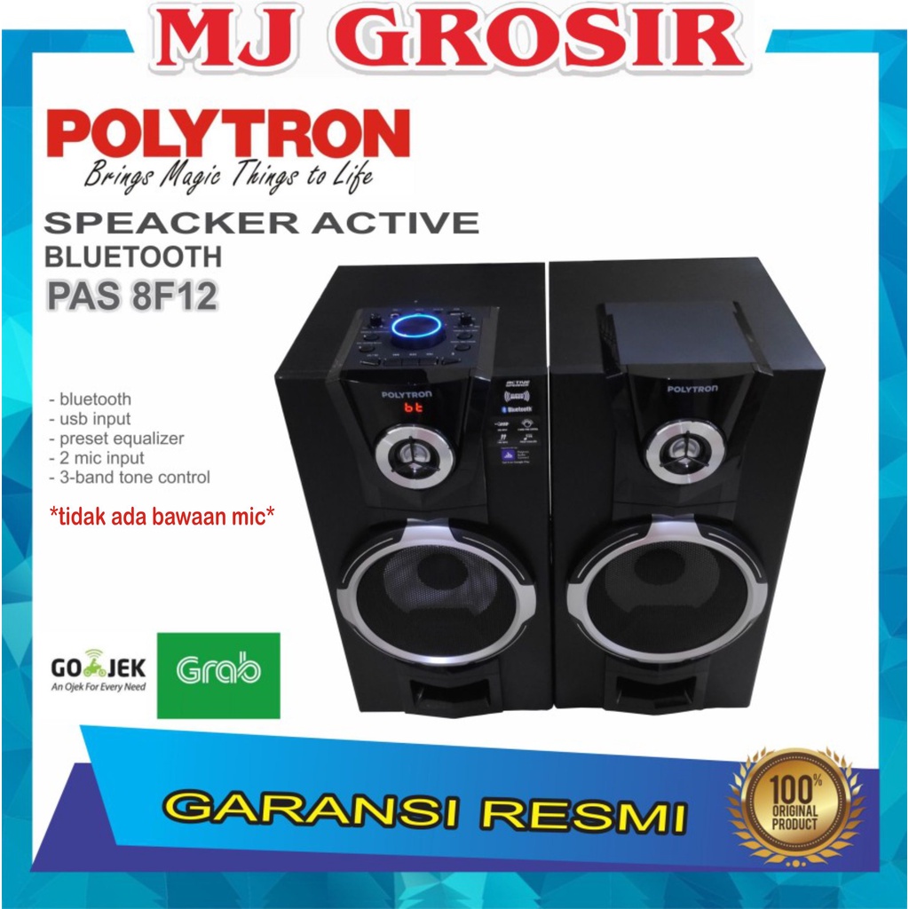 PROMO POLYTRON SPEAKER AUDIO PAS 8F12 PAS8F12 USB BLUETOOTH