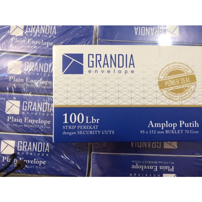 

Gaya Amplop Grandia Polos 104 / Amplop Grandia Kecil / Amplop Polos Murah Terbatas