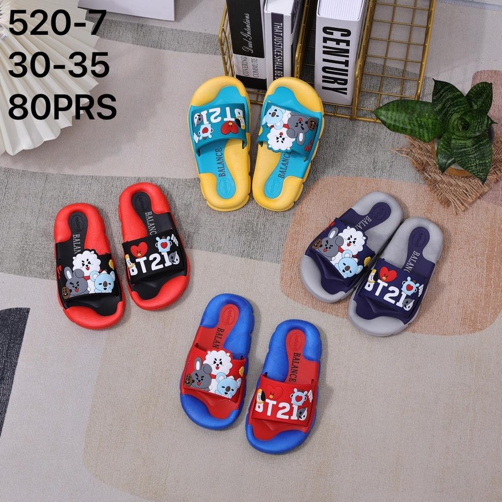 {SRH.18Oc22ᴳ} SANDAL BALANCE ANAK PEREMPUAN 520-7 / SANDAL KARET ANAK WANITA/SANDAL ANAK IMPORT/SAND