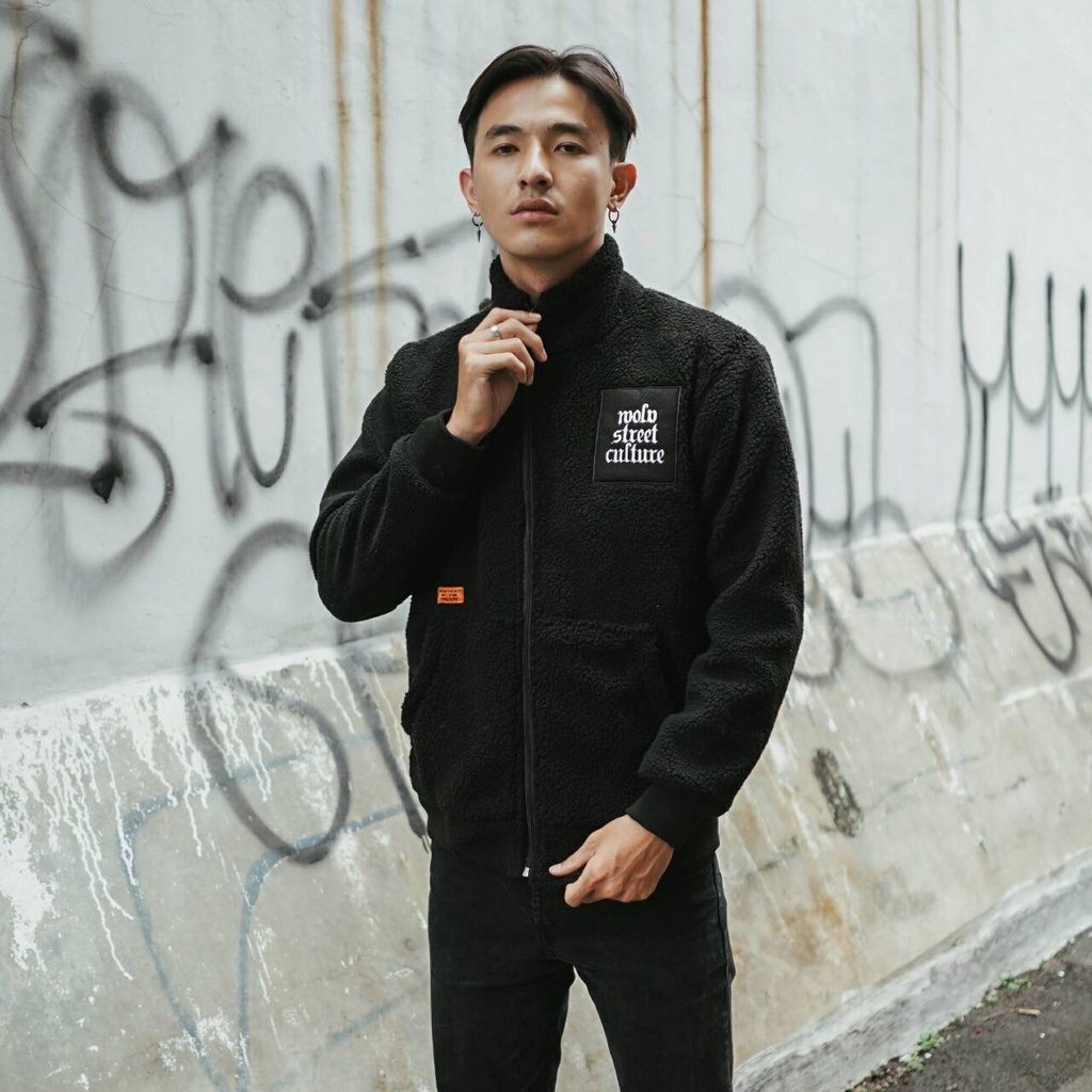 Grey - Jaket Sherpa Wolv Culture Original Wolv