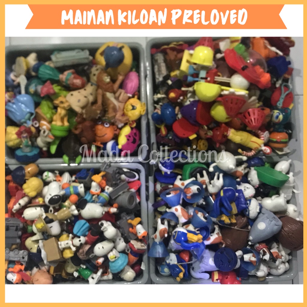 [PRELOVED] MAINAN [BEKAS] KILOAN MCD,KFC,HOKBAN,AW. RANDOM