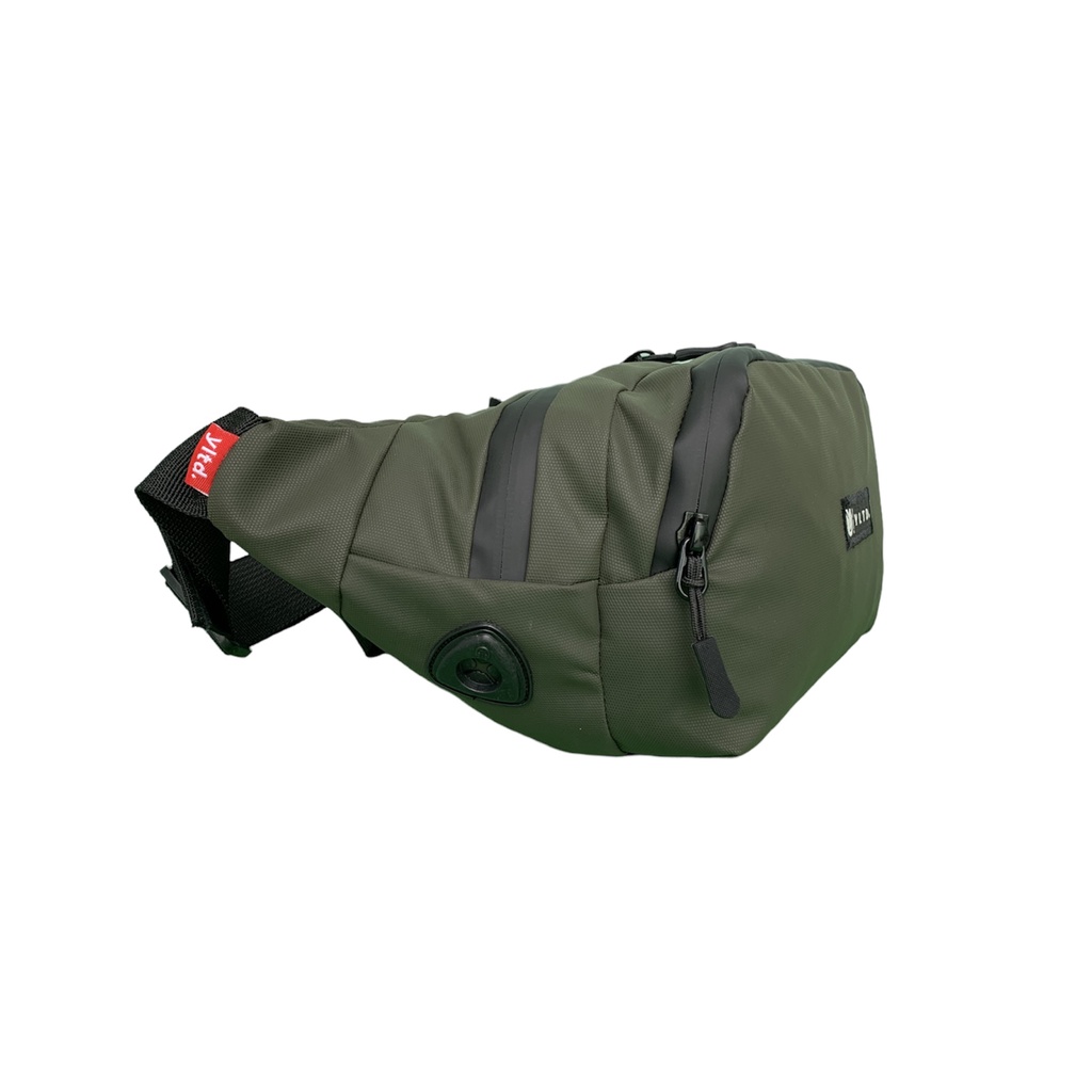 YOUBEELIMITED- Tas Selempang Pria Waterproof | Waistbag ANTI AIR Bahan Bimo Terbaru