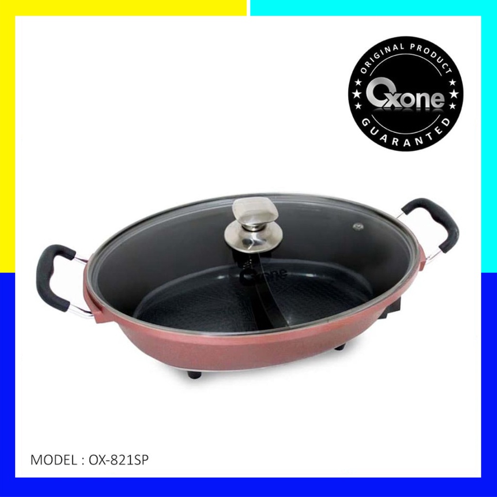 OX-821SP Panci Elektrik Oxone Yin Yang 2in1 Shabu-Shabu