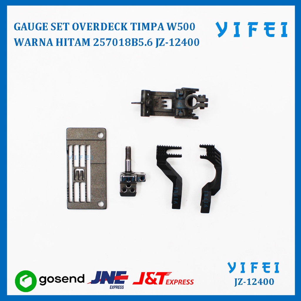 GAUGE SET OVERDECK TIMPA W500 TEFLON HITAM 257018B5.6 YIFEI-12400