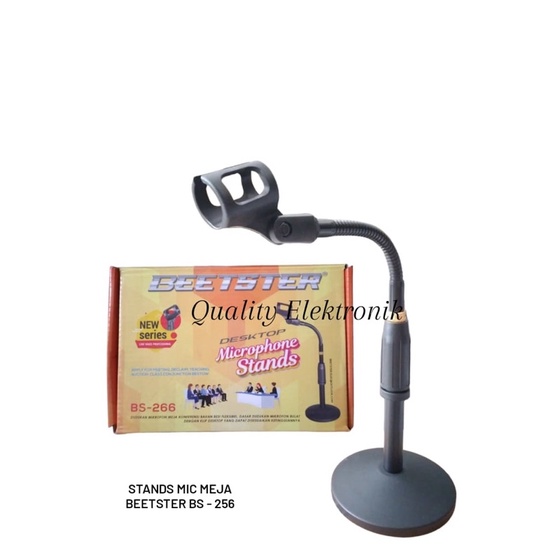 STAND MIC MEJA MICROPHONE STAND SPIRAL BS-266 MERK BEETSTER