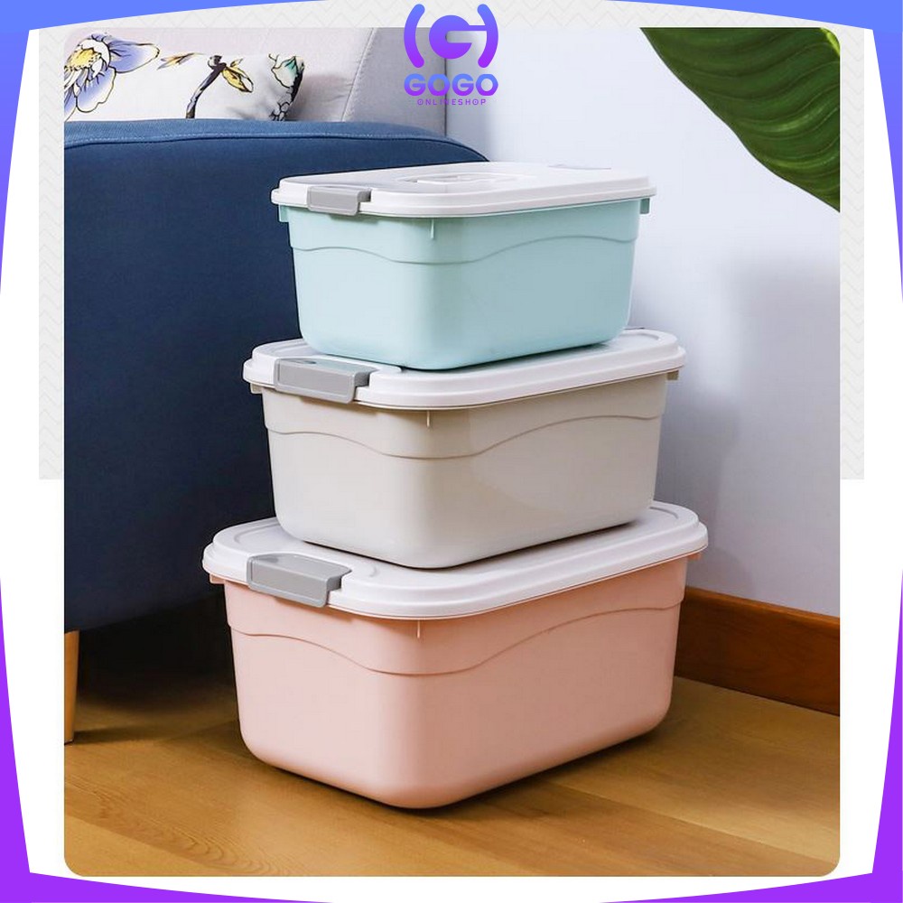 GOGO-C272 Container Box 3IN1 Storage Organizer Box / Tempat Penyimpanan Multifungsi Kontainer Plastik / Wadah Plastik Kotak Penyimpanan