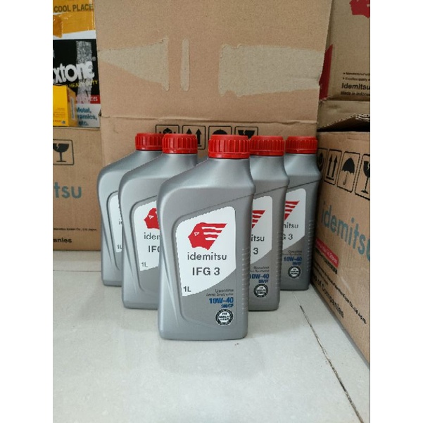 Oli Mobil IDEMITSU SN/CF 10W40 10W-40 10W/40 10W 40 Semi Syntetic Kemasan 1 Liter OLI Mesin Idemitsu