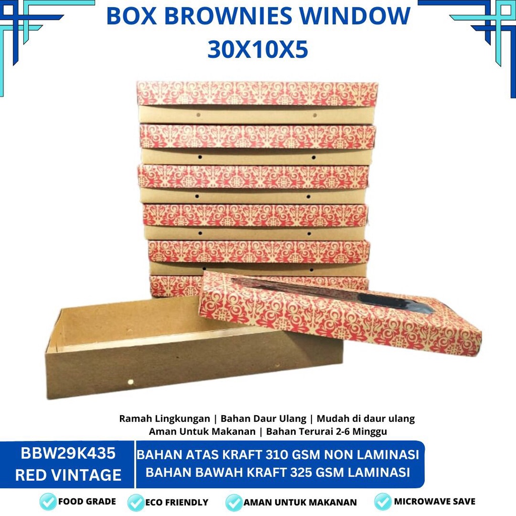 Dus Brownies 30X10X5  (BBW29K435-30X10X5 Cm)