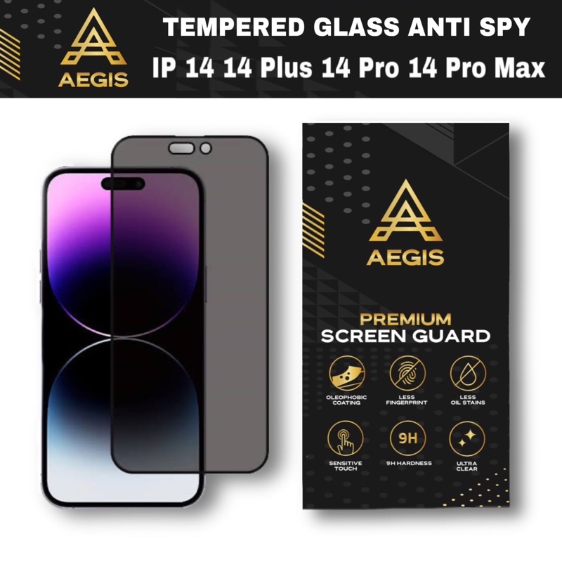 Tempered Glass Anti Spy Iphone 14 14 Plus 14 Pro 14 Pro Max Aegis
