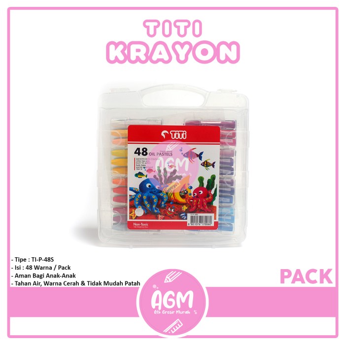 

Pastel Krayon Titi 48 Warna / Crayon Oil Pastel