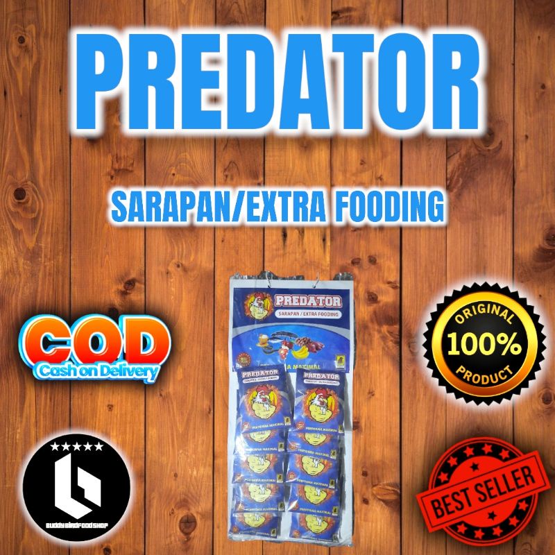 PREDATOR EXTRA FOODING JALU AJI SARAPAN AYAM PEMBENTUKAN OTOT AYAM LAGA
