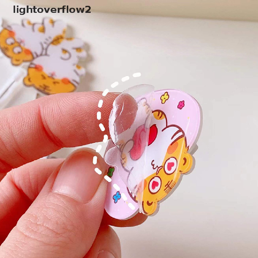 (lightoverflow2) 1pc Bros / Pin Motif Kartun Harimau Bahan Akrilik Untuk Aksesoris Wanita (ID)