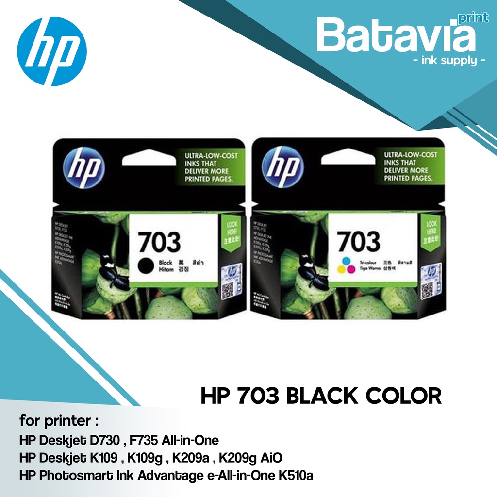 TINTA CARTRIDGE HP 703 BLACK COLOR ORIGINAL