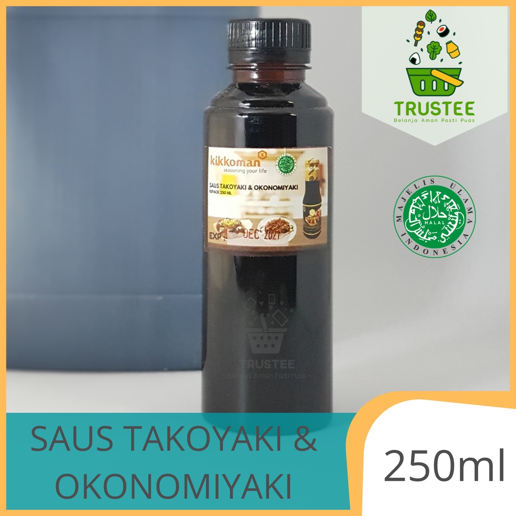 Kikkoman Saus Takoyaki &amp; Okonomiyaki 250ml HALAL MUI Saos Kikoman BPL