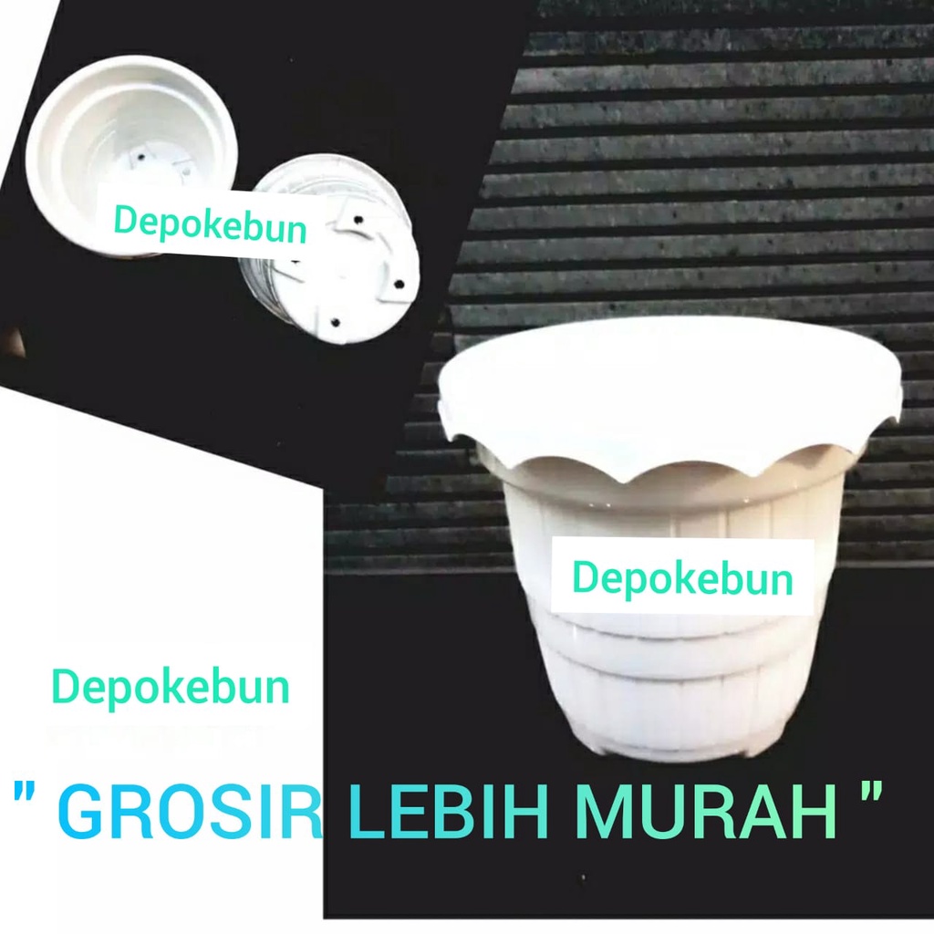 POT NURSERY L PBR003 PUTIH POT NURSERY