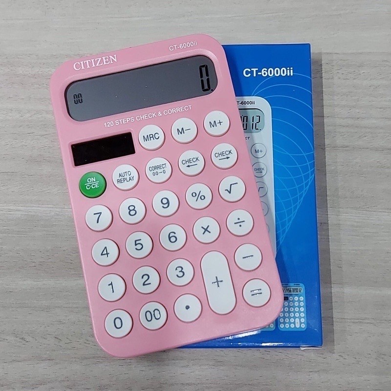 

Kalkulator Citizen Ct 6000 ii 12 Digit / Calculator Ct 6000 ii 12 Digit