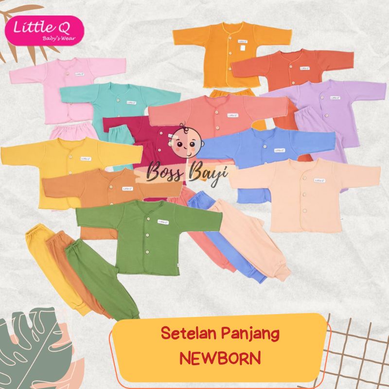 LITTLE Q - Setelan Panjang Newborn 0-3bulan SNI