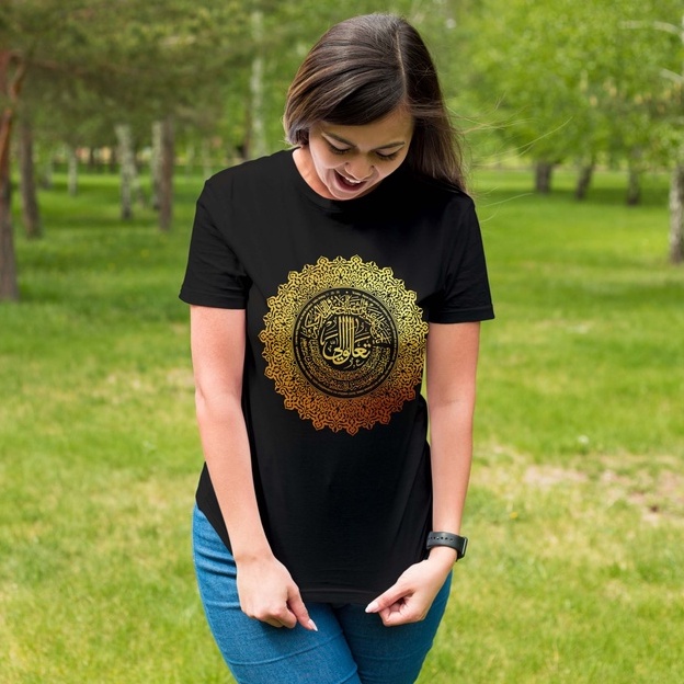 KAOS ROHANI KRISTEN, TSHIRT ROHANI KALIGRAFI INJIL MATIUS [DSCPL]