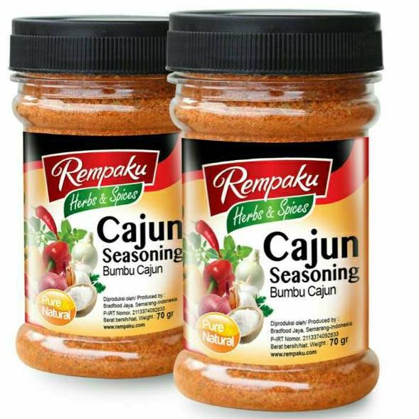 

10.10 ✨Promo✨ CAJUN SEASONING/BUMBU CAJUN 70GR grosir
