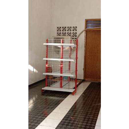 Rak gondola single / Rak minimarket