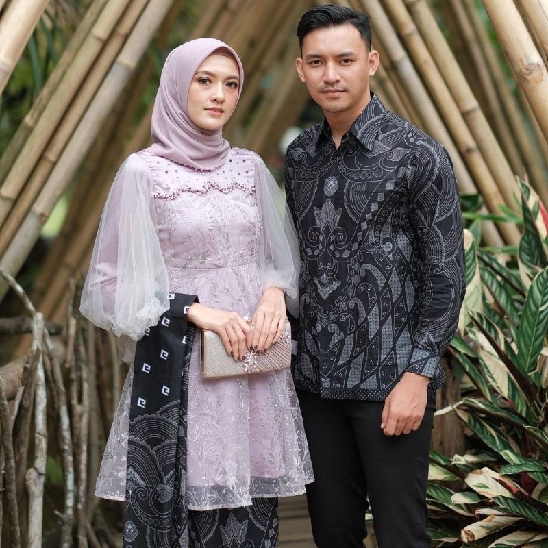 LUNA SET KEBAYA COUPLE BATIK KEBAYA CEWE COWO ARUNIKA SETELAN KEBAYA BAJU SARIMBITAN TUNANGAN BAJU WISUDA TERBARU BAJU TRADISIONAL JAWA COUPLE LEBARAN TERBARU KOPEL COWO CEWE