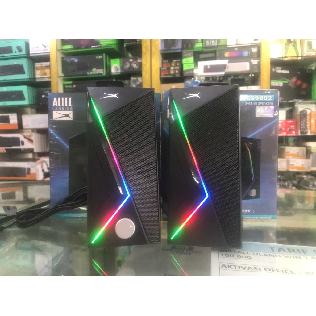 Speaker Gaming 2.0 Altec Lansing ALGS9802 With RGB Light