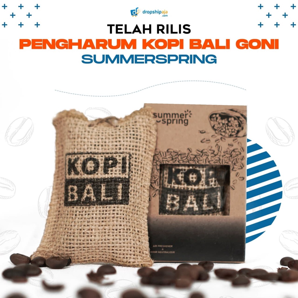 Pengharum Mobil Parfum Mobil Gantung Summer Spring Aroma Kopi Bali Goni 30 ML