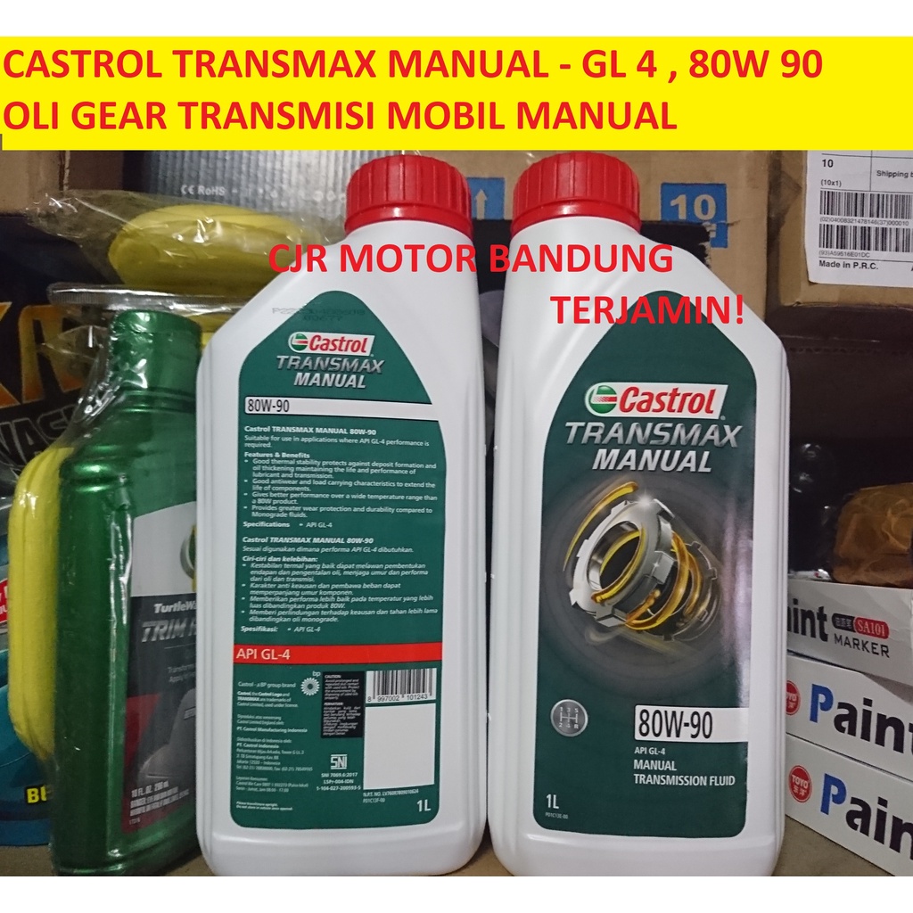Castrol Transmax 1L 80W 90 GL4 Oli Transmisi Manual Gear Mobil OLI GEAR MOBIL MANUAL